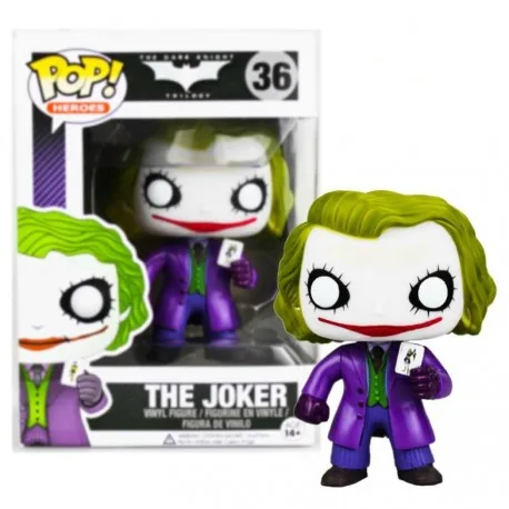 Funko Pop Joker Dark Knight Chile figura coleccionable número 36 original