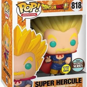 Funko Pop Glow in the Dark Super Saiyan Hercule Chile figura coleccionable