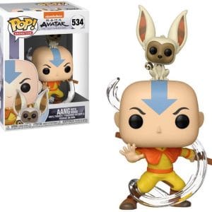 Funko Pop Avatar Aang con Momo Chile figura coleccionable oficial