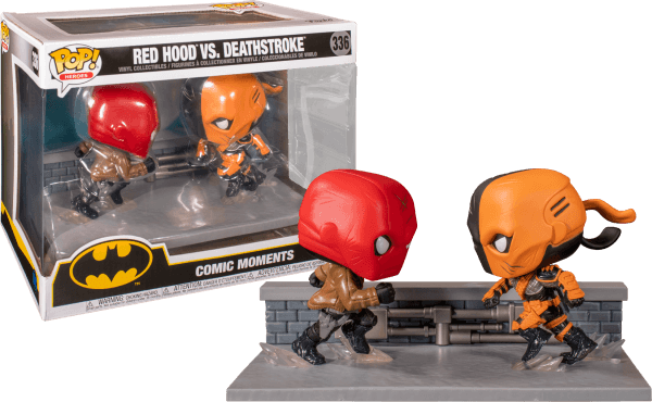 Funko Pop Red Hood vs Deathstroke Chile exclusiva PX Preview DC Moment