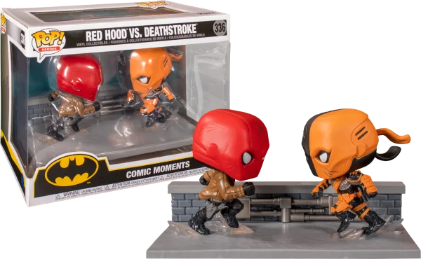 Funko Pop Red Hood vs Deathstroke Chile exclusiva PX Preview DC Moment