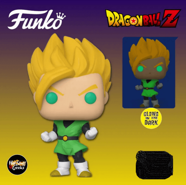 Funko POP Gohan Super Saiyan GITD Chile Special Edition figura coleccionable