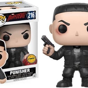 Funko Pop Punisher Chase Chile edición 216 Marvel Daredevil figura exclusiva
