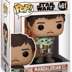 Funko Pop Star Wars – Mandalorian Mando Holding Child