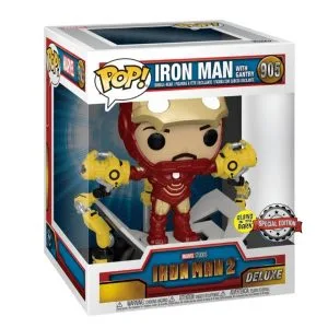 Funko Pop Deluxe Marvel Iron Man with Gantry Special Edition