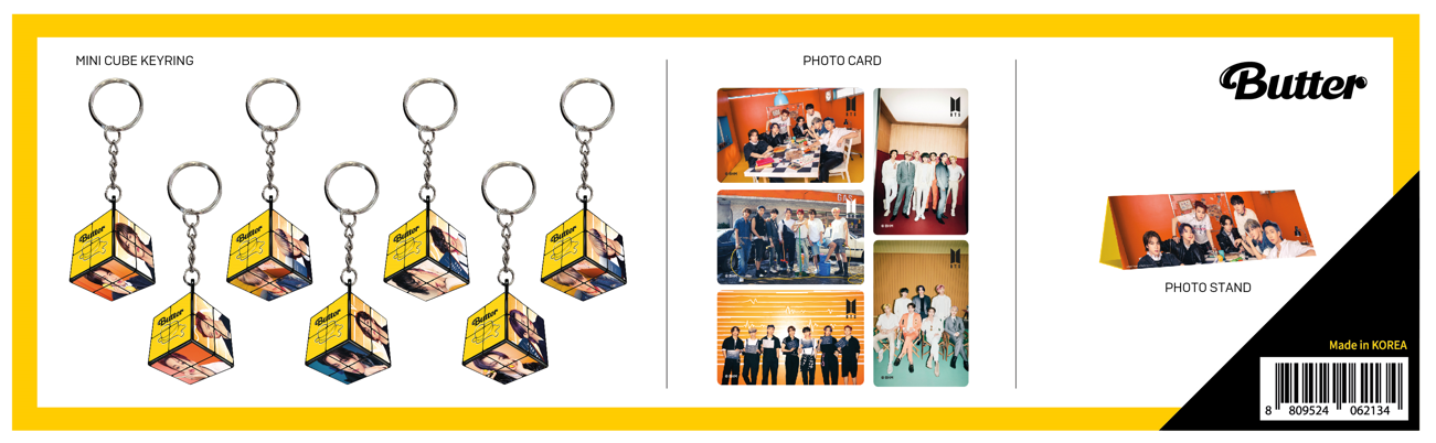 PREVENTA OFFICIALLY LICENSED BTS KEYRING SET AVAILABLE EXCLUSIVELY