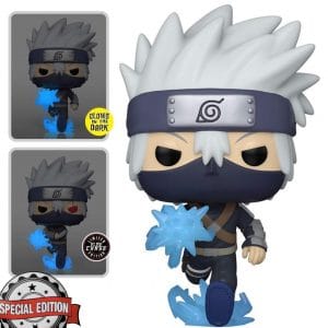 Funko Pop – Animation – Naruto Shippuden – Kakashi Hatake – Special Edition – Set 1 Regular + 1 Chase