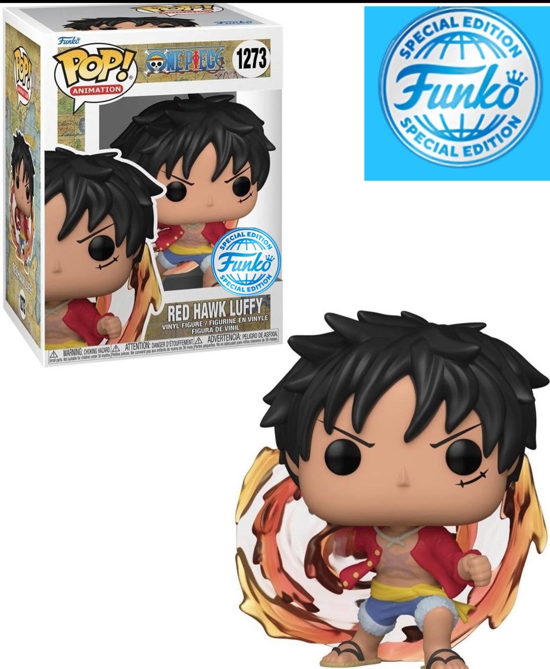 Funko Pop – One Piece – Red Hawk Luffy – Special Edition – GW