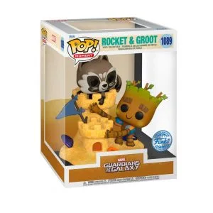 Funko Pop - Moments - Marvel - Guardianes de la galaxia - Rocket Y Groot (1089) Special Edition
