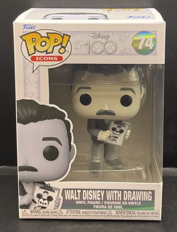 Funko Pop Disney 100 Walt Disney Chile con dibujo número 74