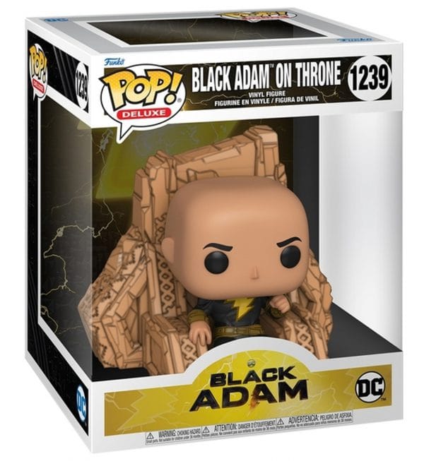 Funko POP Black Adam on Throne Chile figura coleccionable 1239