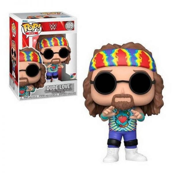 Funko Pop Dude Love Chile WWE número 109 figura coleccionable original