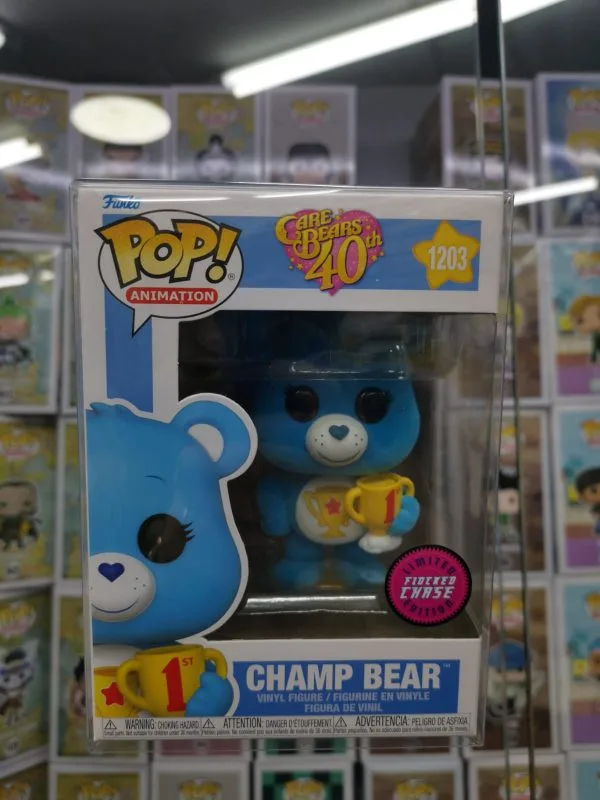 Funko Pop - Osito Cariñosito 40th -Champ Bear (1203) Flocked Chase Limited Edition Chile