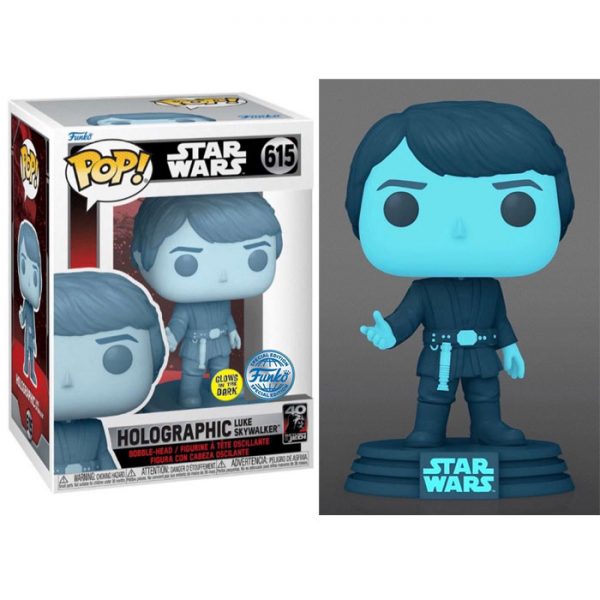 Preventa – Funko Pop – Star Wars – Holographic Luke Skywalker (615) GW ...