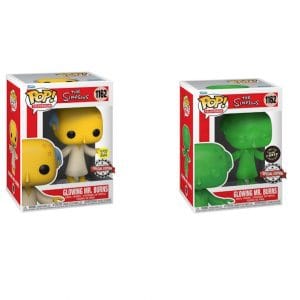 Funko Pop TV Series - Simpsons - Glowing Mr Burns (1162) Pack 1+1 Chase