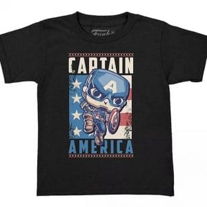 Polera Funko - Marvel - Capitan America - Talla L NIÑO