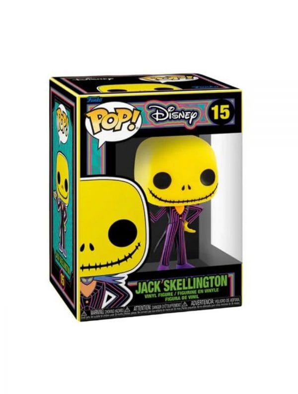 Funko Pop Jack Skellington Blacklight Chile edición 15 original Disney