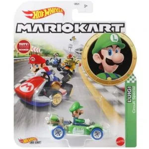Autos Hot Wheels - Nintendo Mario Kart - Luigui Circuit Special