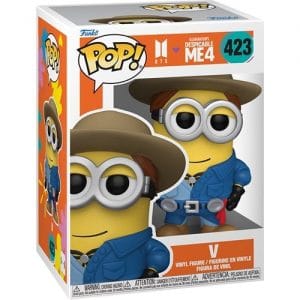 Funko Pop Rocks – Despicable Me Mi Villano Favorito 4 x BTS Minion V #423