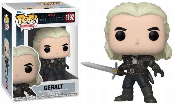 Funko Pop Geralt The Witcher Chile número 1192 Netflix Series figura coleccionable original
