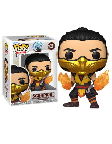 Funko Pop Scorpion Mortal Kombat Chile número 1021 figura original