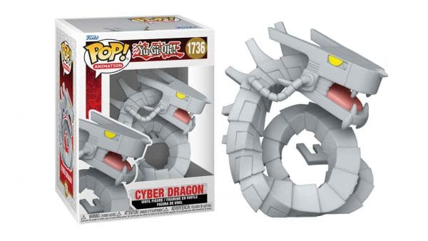 Funko POP Cyber Dragon Chile número 1736 de Yu-Gi-Oh en caja original