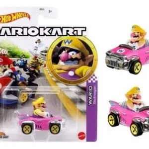 Autos Hot Wheels - Nintendo Mario Kart - Wario Badwagon Kart