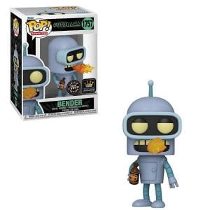 Funko Pop - Futurama - Bender w Fire (1757) Exclusive - Chase