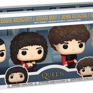 Funko Pop Set - Freddie Mercury, Brian May, John Deacon, Roger Taylor Queen - Radio Gaga (4U)