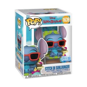 PREVENTA Funko Pop Premium Lilo & Stitch Stitch in Sunlounger Entertainment Earth Exclusive