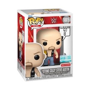 Funko Pop! WWE  Stone Cold Steve Austin (What?) Entertainment Exclusive 9500 Limited (Protector de Regalo)