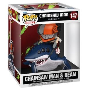 Funko Pop Anime – Ride Deluxe Chainsaw Man Reze Arc Chainsaw Man and Beam