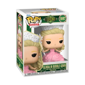 Funko Pop Glinda Wicked Chile vestido de burbuja rosado figura coleccionable