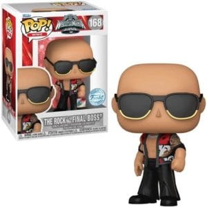 Funko Pop La Roca Final Boss Chile WrestleMania 40 número 168 figura coleccionable WWE