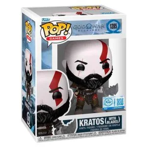 Funko Pop Kratos God of War Ragnarok Chile Special Edition con Blades of Chaos