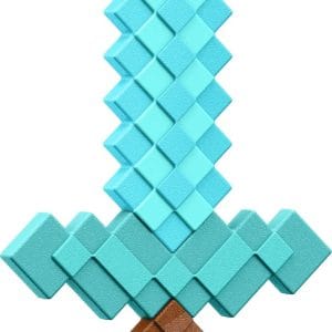Mattel Minecraft Espada de Diamante Steve