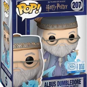 Funko POP!  Movies: Harry Potter Magic- Dumbledore Action Patronus Exclusivo