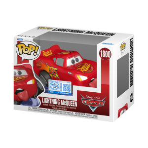 Funko POP!  Disney: Cars- Lighting McQueen Leap Exclusivo