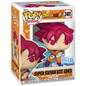 Funko POP! Animation: DBS-GodRedGokuw/CH(GW) Exclusivo